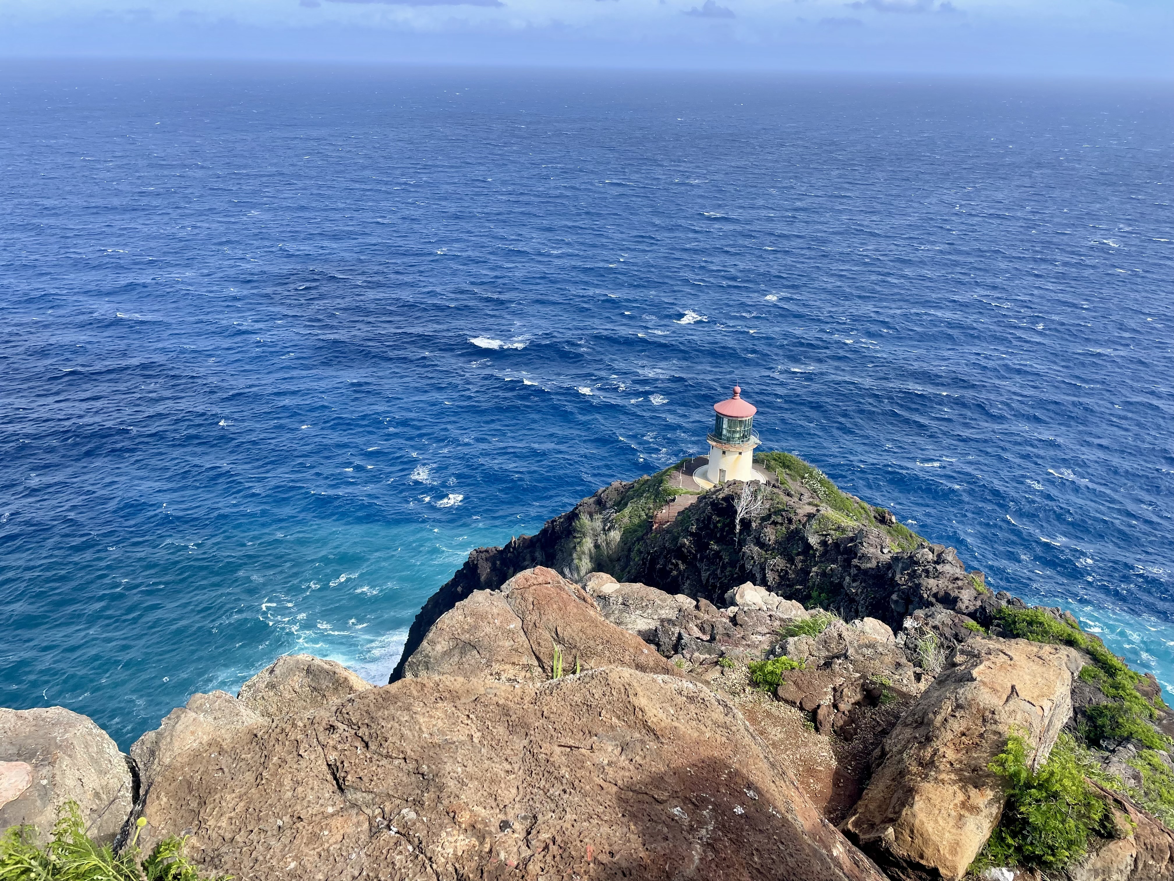 Arrival and settling by the ocean